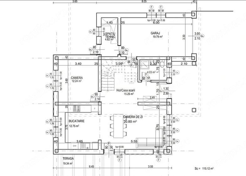 Proiect in execu?ie! Casa individuala,4 camere,3 bai,garaj,Valea Seaca-Popesti ! - 8