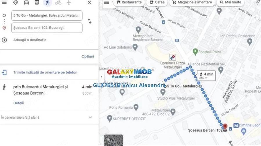 Garsonieră decomandată în Berceni