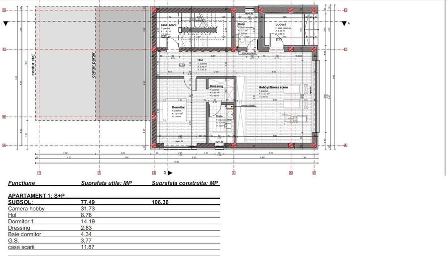 Duplex cu 5 camere cu Canalizare în Mănăștur