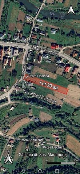 Teren Construcții intravilan de 2000 mp, în Săliștea de Sus