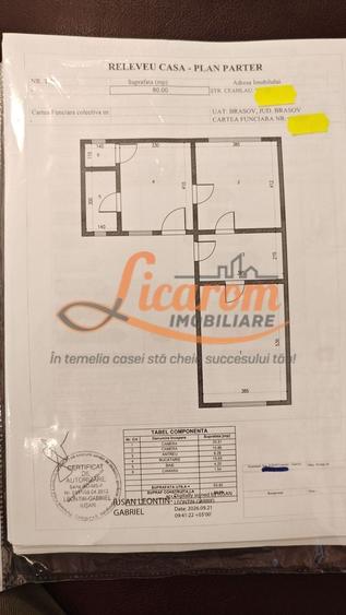 Casă individuală cu 3 camere cu Canalizare în Centrul Istoric