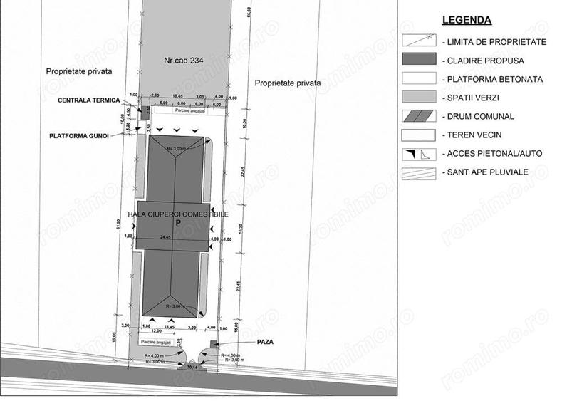 Spațiu comercial, de 1,241 mp, în Dezna