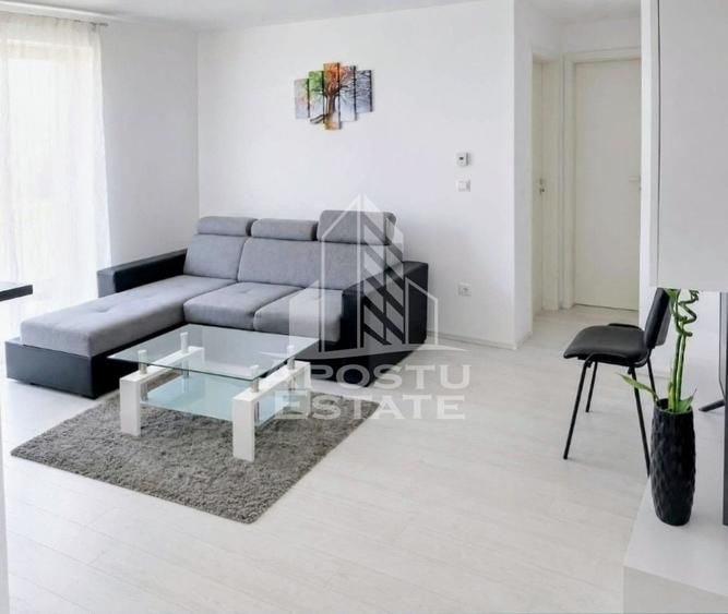 Apartament cu 2 camere semidecomandat, mobilat în Giroc