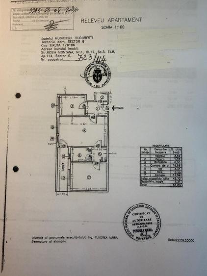Apartament cu 2 camere semidecomandat, mobilat în Lujerului