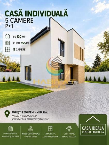 Casă individuală cu 5 camere cu Canalizare în Central