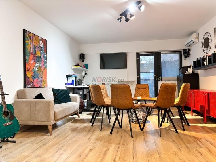 Apartament cu 2 camere semidecomandat, mobilat în Moșilor