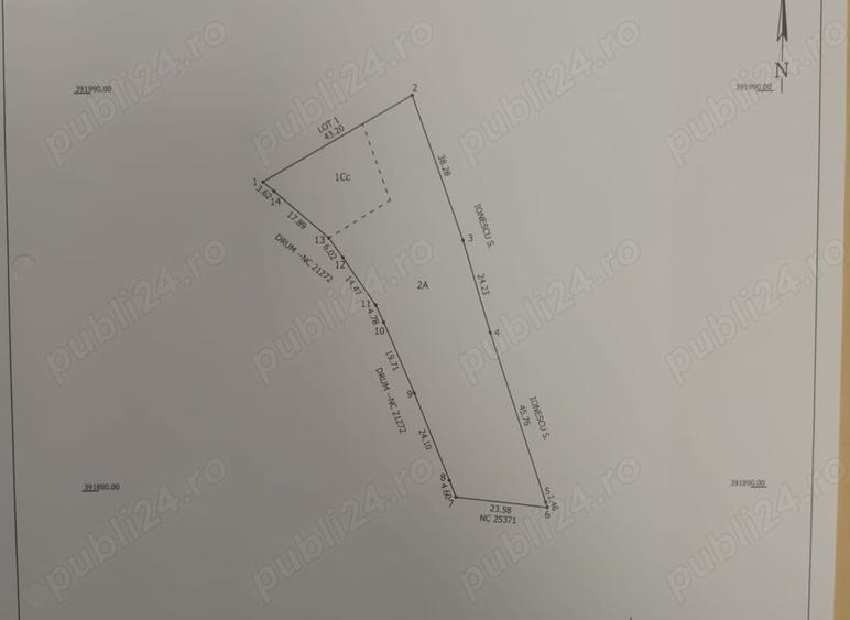Teren de 2772 mp, în Găgeni