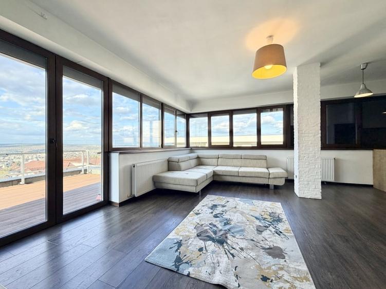 Apartament cu 2 camere semidecomandat, mobilat în Bună Ziua