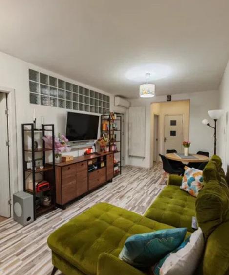 Apartament cu 3 camere 60 mp + balcon 8 mp Floresti zona Sub - 2