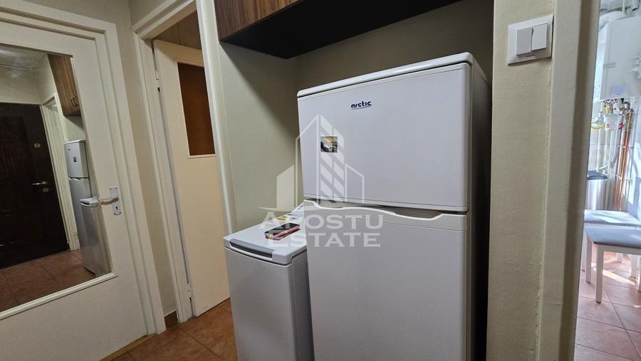 Apartament cu 2 camere, etaj intermediar, centrala proprie, zona Dacia - 15
