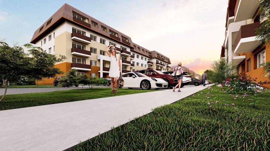 Apartament cu 2 camere decomandat în Sânpetru