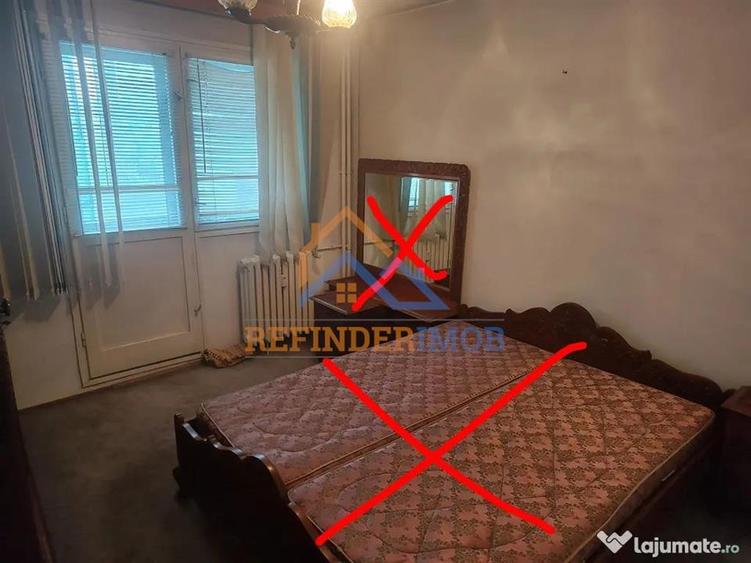 Apartament cu 3 camere semidecomandat, mobilat în Câmpia Libertății