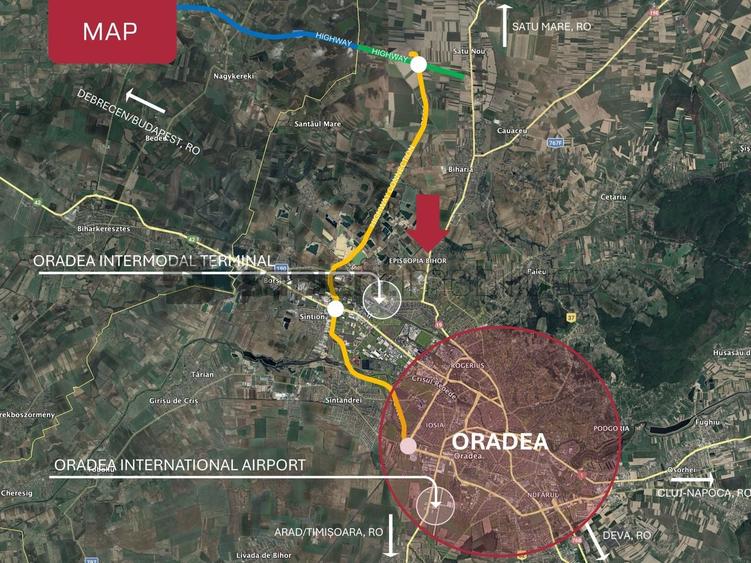 Teren Construcții intravilan de 14000 mp, în Episcopia Bihorului