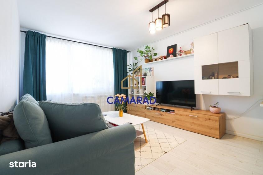 Apartament cu 2 camere decomandat, mobilat în Tei