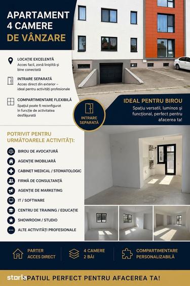 Apartament cu 4 camere în Vest