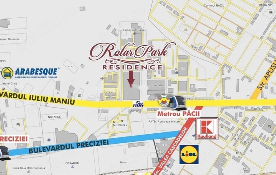 Apartament cu 2 camere decomandat în Păcii