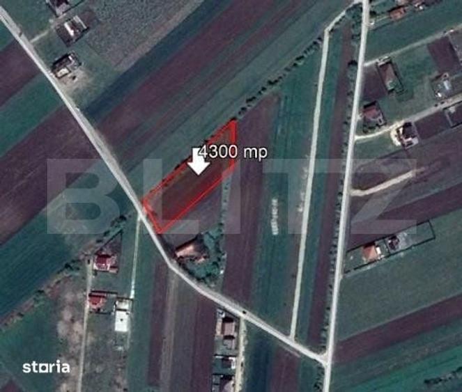 Teren intravilan Stupini, 4300 mp - 1
