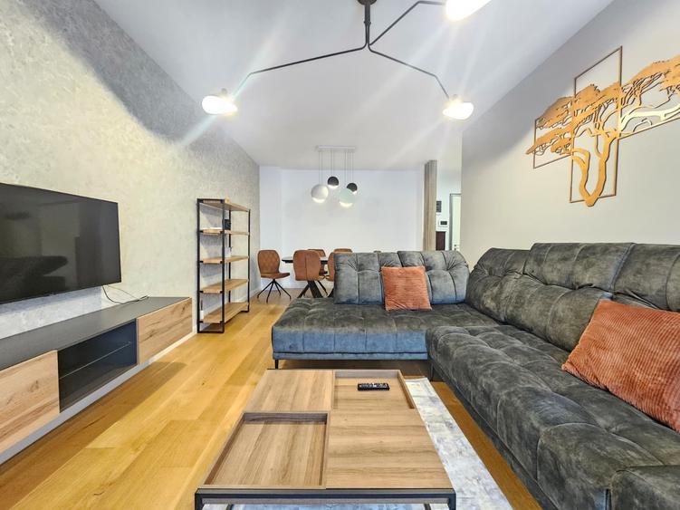 Apartament cu 2 camere decomandat, mobilat în Herăstrău