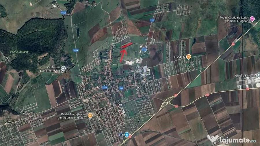Teren de 15482 mp, în Hărman