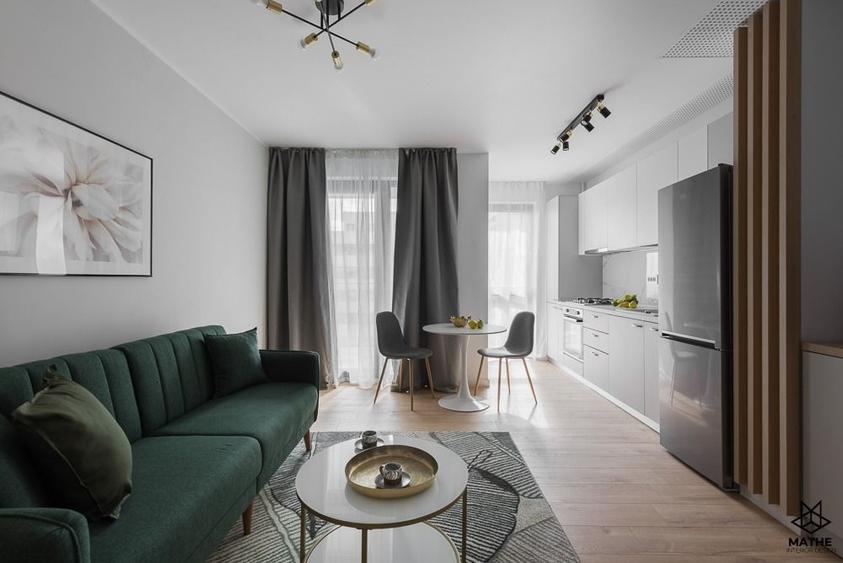 Apartament cu 2 camere semidecomandat, mobilat în Timpuri Noi