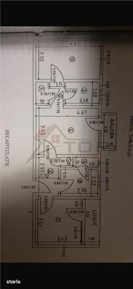 Apartament cu 3 camere semidecomandat în Podu Roș