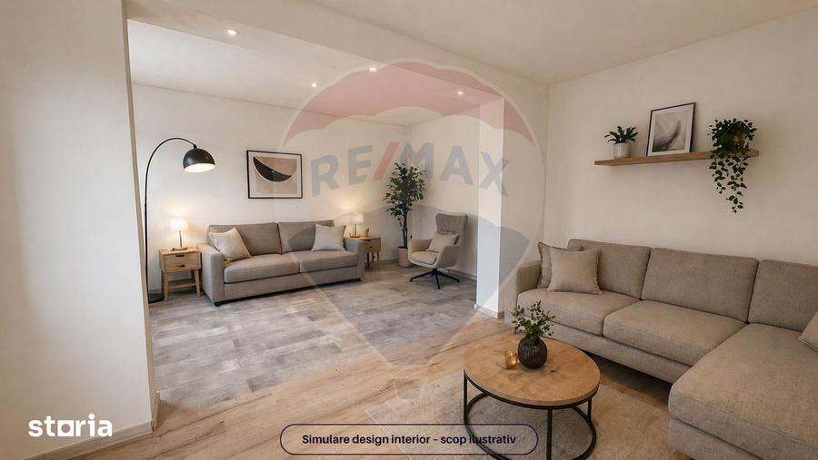 Apartament cu 2 camere semidecomandat în ISR