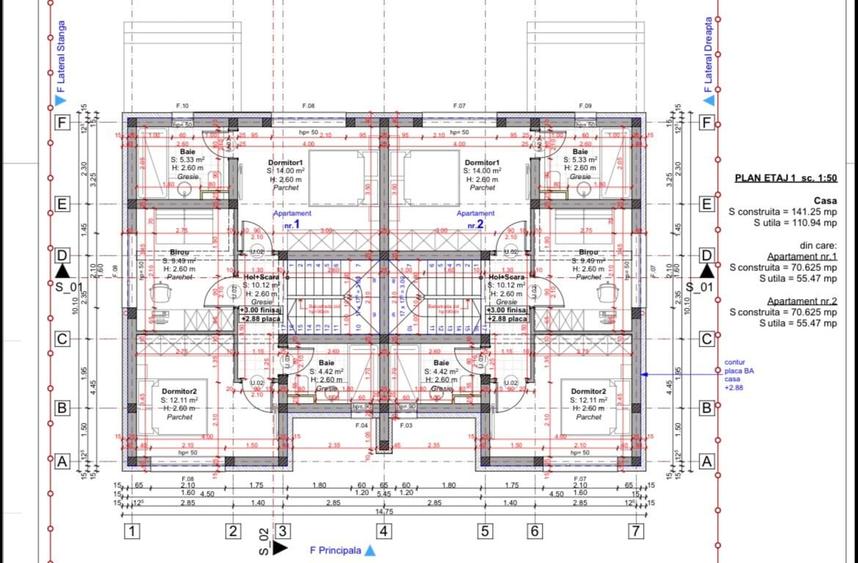 Duplex cu 4 camere cu Canalizare în Giarmata-Vii