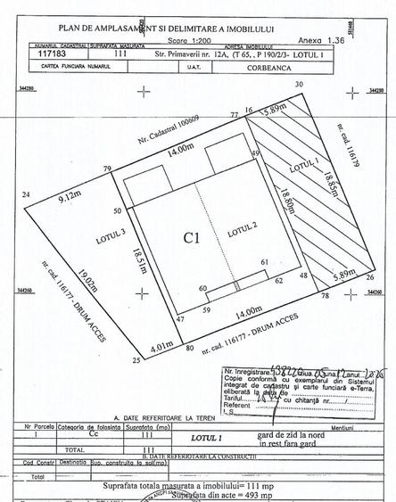 Casă cu 5 camere cu Teren 111 Mp în Corbeanca
