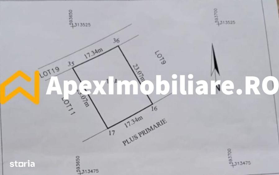 Teren 400mp de vanzare Com Berceni | ApexImobiliare.ro - 1