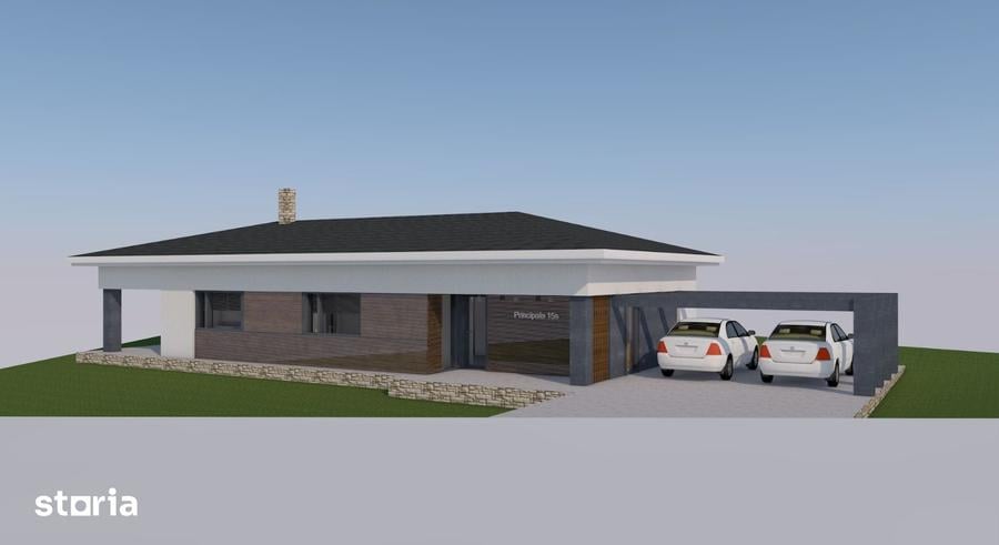 Casă cu 3 camere cu Teren 700 Mp în Baciu