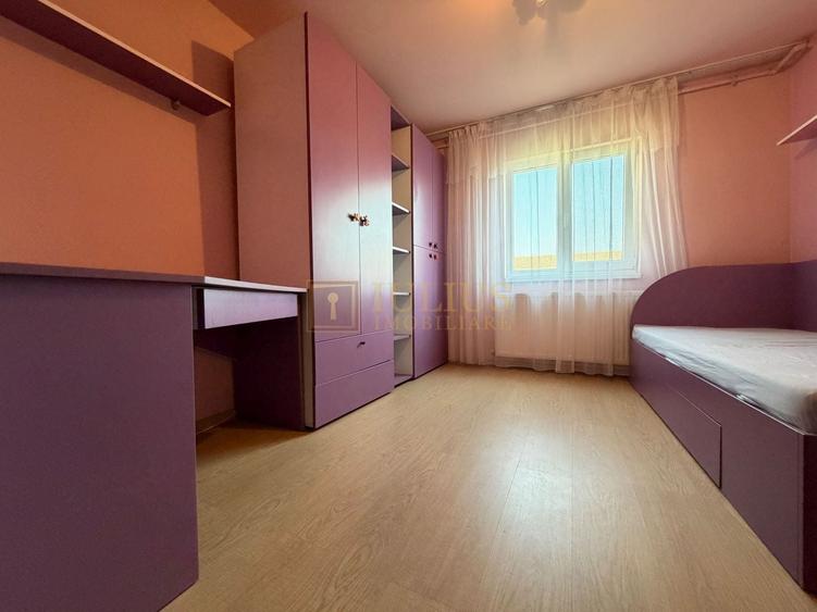 Apartament cu 3 camere semidecomandat, mobilat în Girocului