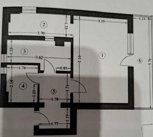Garsonieră decomandată în Exterior Vest