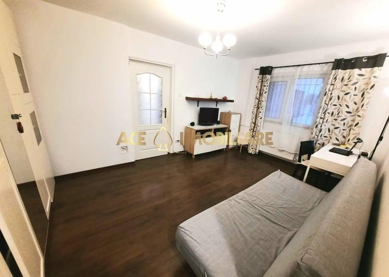 Apartament cu 2 camere semidecomandat, mobilat în Iancului