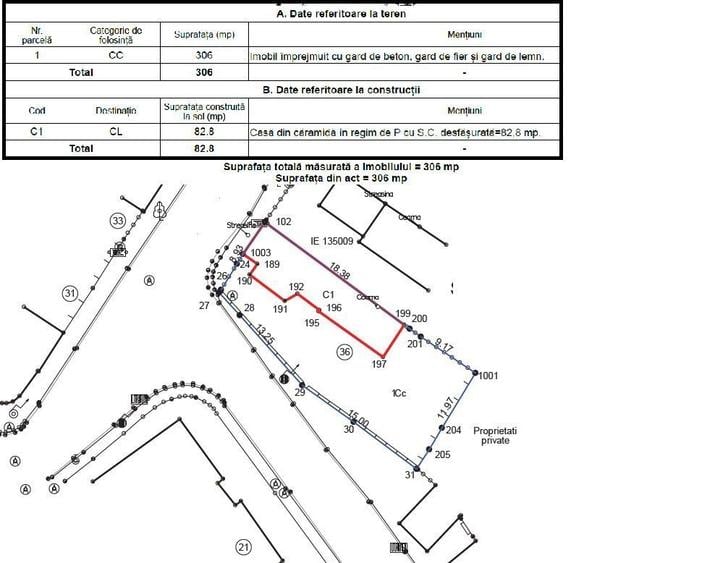 Casă cu 4 camere în 7 Noiembrie