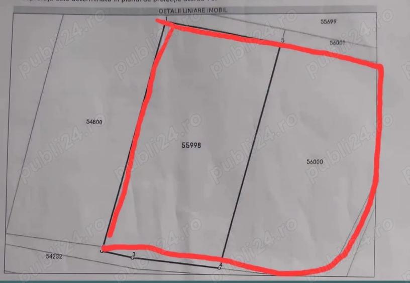 Teren de 657 mp, în Corunca