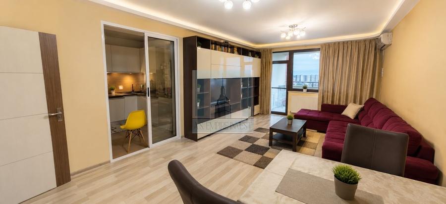 Apartament cu 2 camere decomandat, mobilat în Tractorul