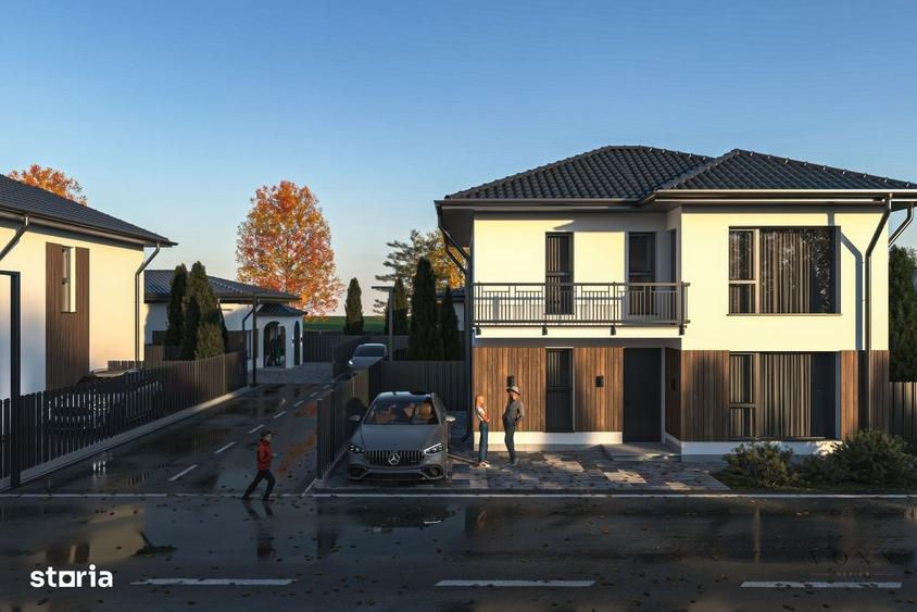 Casă cu 4 camere cu Teren 350 Mp în Tunari