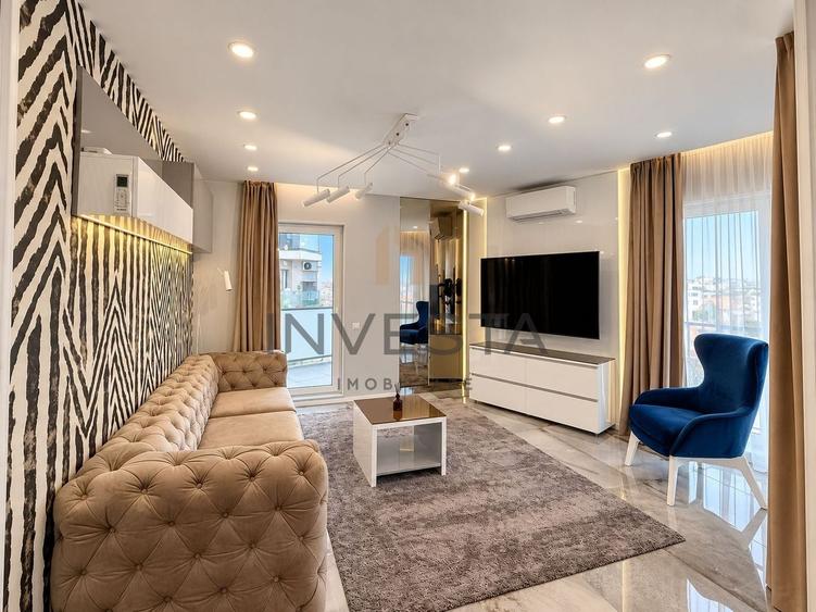 Apartament cu 2 camere semidecomandat, mobilat în Bună Ziua
