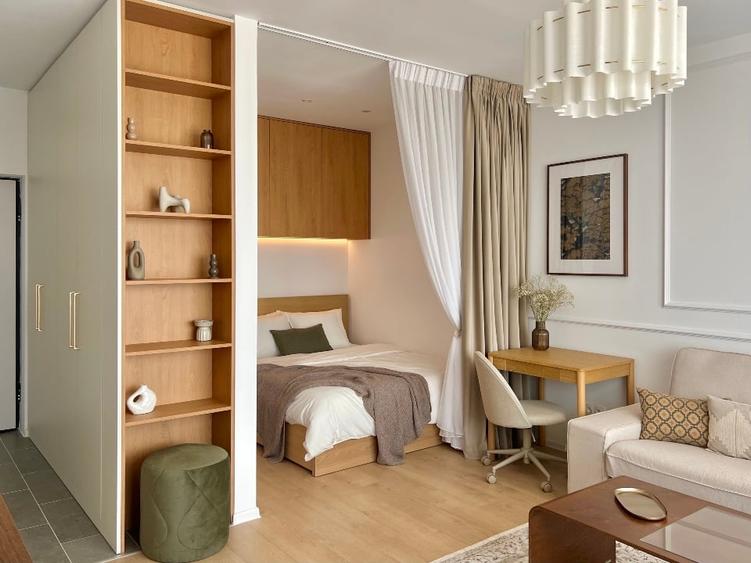 Apartament cu 2 camere semidecomandat, mobilat în Chitila