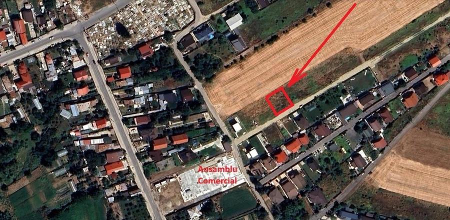 Teren Construcții intravilan de 425 mp, în Dragomirești-Vale