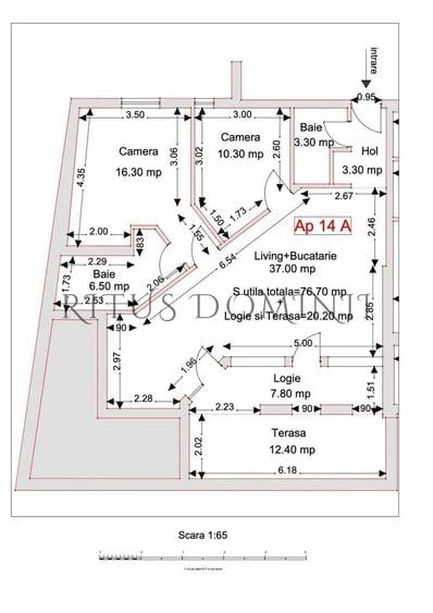 Apartament Ultracentral cu 3 camere, Piata Unirii, 96.70mp - 2