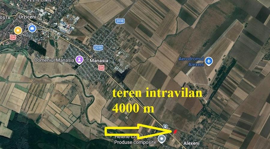 Teren Construcții intravilan de 4000 mp, în Alexeni