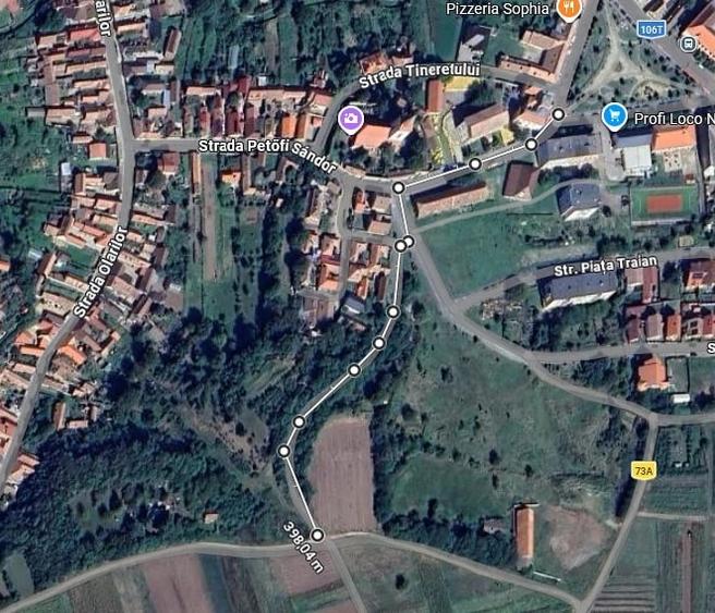 Teren de 1100 mp, în Central