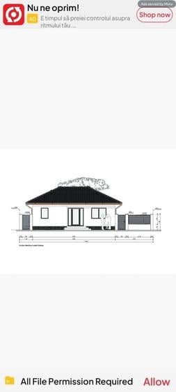 Casă cu 3 camere în Păulești