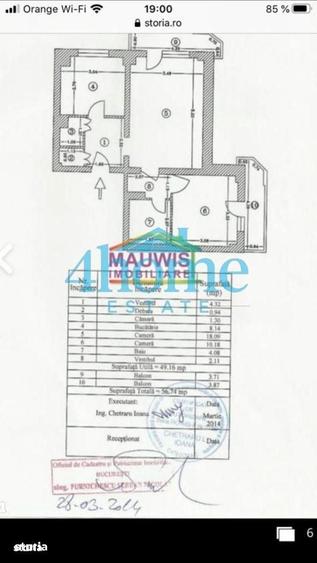 Apartament cu 2 camere în 13 Septembrie