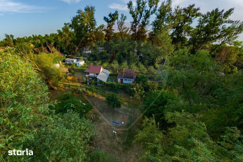 Casă cu 2 camere cu Teren 167 Mp în Malul Mureșului