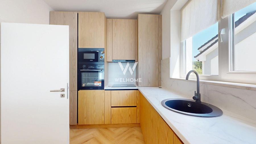 Penthouse cu 3 camere decomandat, mobilat în Exterior Vest