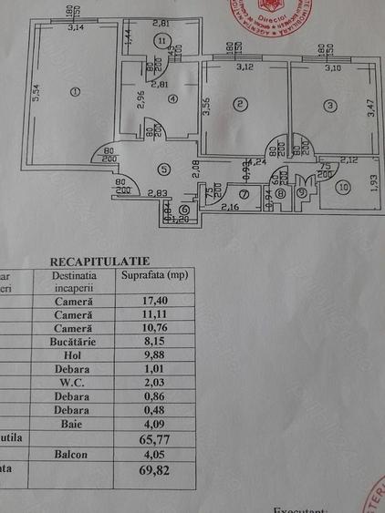 Apartament cu 3 camere decomandat în Drumul Taberei