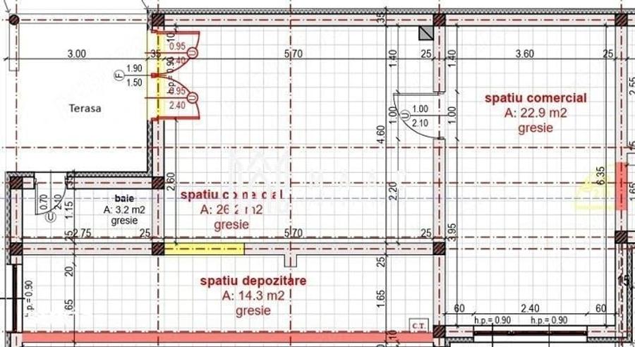 Spațiu comercial, de 70 mp, în Vitrometan