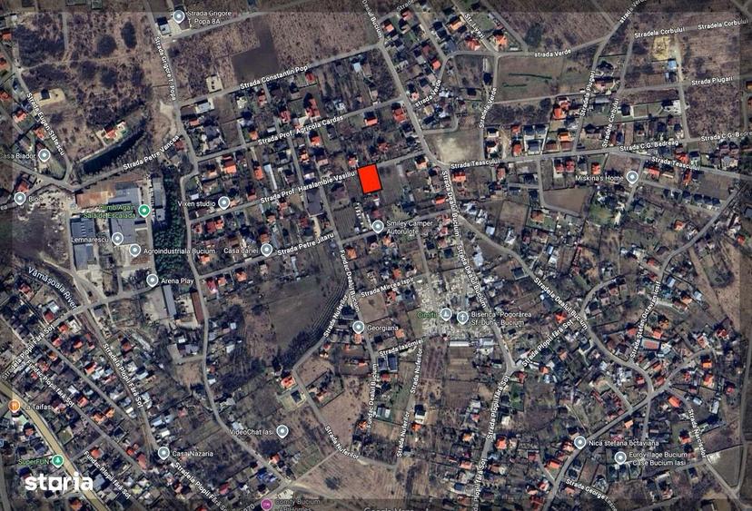 Teren de 814 mp, în Bucium